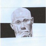 Self-Portrait No. 1, by now deceased Billy Sell, who died in his solitary cell at Corcoran State Prison during the 2013 mass prisoner hunger strike