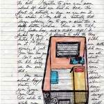 A letter from Herman Wallace to artist Jackie Sumell shows a drawing of his solitary confinement cell (Credits: Hermanshouse.org)
