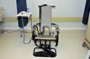 A force-feeding chair at Guantanamo.