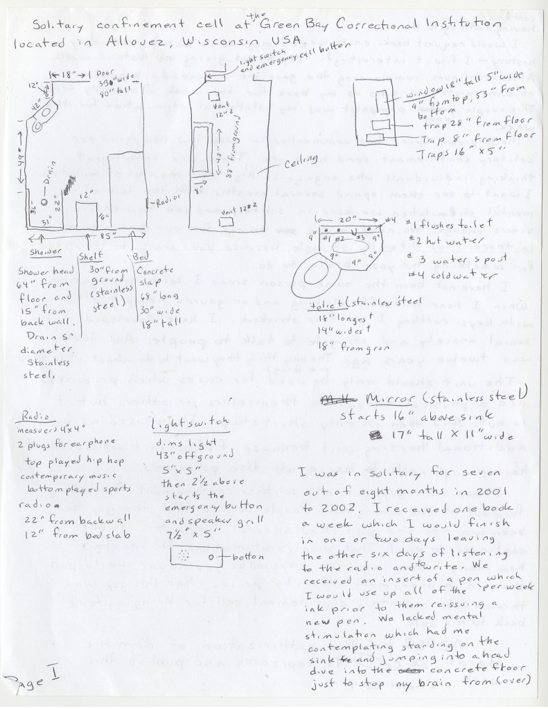 Dominic Marak, Green Bay Correctional Institution in Allovez, WI
